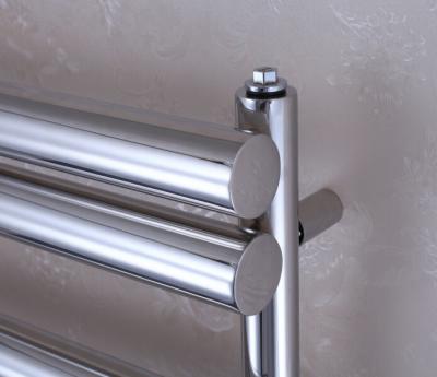 China Electric Heated Towel Rail With Thermostat And Timer For Bathrooms Big Round Tube for sale