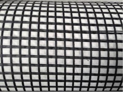 China Geo Composite Coated Geotextile Stabilization Fabric Fiberglass Geogrid Adhesive for sale