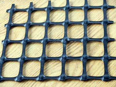 China Warp Knitting Plastic Geogrid High Tensile Geogrid for Lower Elongation for sale