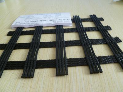 China Coated Small Deformation Road Asphalt Reinforcement Geogrid For Driveways Construction for sale