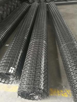 China Hot Stretched PP Biaxial Geogrid Geosynthetic Materials 30KN/M CE Certificated for sale