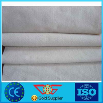 China White / Black / Grey Non Woven Geotextile Fabric With Needle Punched 120 - 1500 g for sale