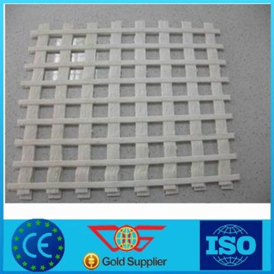 China 30kn - 800kn/M Pavement Reinforcement Geogrid PP Pet PVC Coated Polyester Geogrid for sale