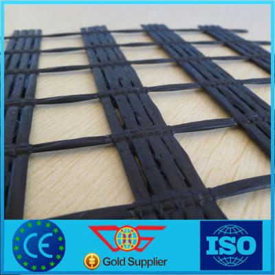 China 800/100 High Tenacity Polyester Geogrid for Road and Retaining Wall Construction à venda