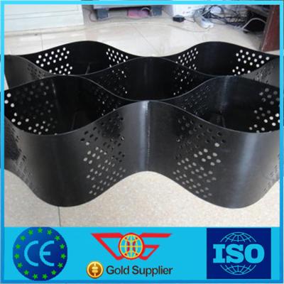 China Grey Color Plastic GEOCELL Honeycomb Gravel Retainer with CE Certificate for sale