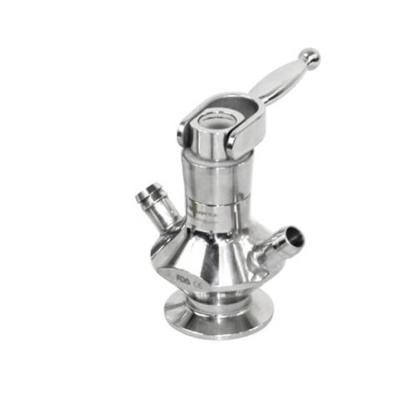 China High clean welded sanitary manual lever type valve general cheap sterial manual sampling valve tank sampling valve tank sampling valve for sale