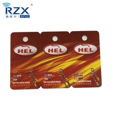 China Supermarket Customize Printing Plastic QR Code PVC Loyalty Key Tag Combo Card for sale