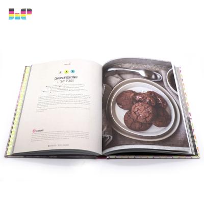 China Cheap promotion beautiful hardcover cook book cheap offset printing recipe book printing for sale