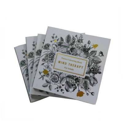 China paper & custom popular cardboard secret garden coloring book for adults china supplier for sale