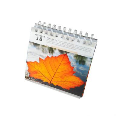 China paper & Custom cheap cardboard table calendar printing service desk calendar factory direct from China for sale