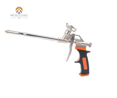 China Europe's best selling aluminum alloy copper joint glue polyurethane foam gun is very smooth for sale