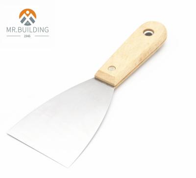 China MR-182 MR.BUILDING economic durable prices stainless steel scraper blade moderate putty knife for cement floor for sale