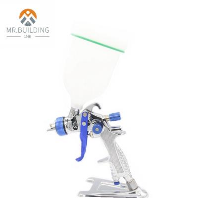 China Factory Wholesale MR-301 Pneumatic Automatic Paint Spray Gun Holder Stand Spray Gun with Standard Nozzle Plastic Paint Cup for sale