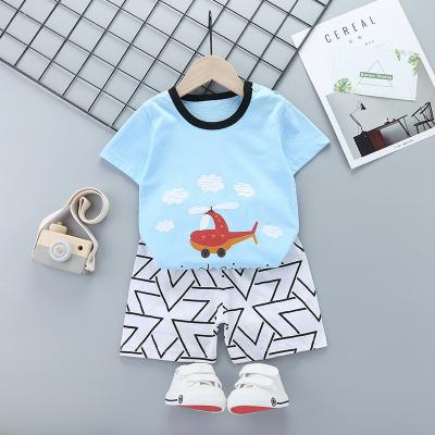 China Comfortable Baby Boy Casual Clothing Toddler T-shirts Cotton Kids Girl Shorts Clothing Set for sale