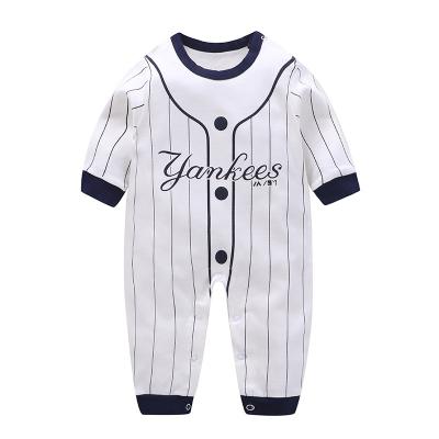 China Wholesale Newborn Baby Overall Pure Comfortable Overalls 100% Cotton Clothing Long Sleeve Rompers For Girl Boy for sale