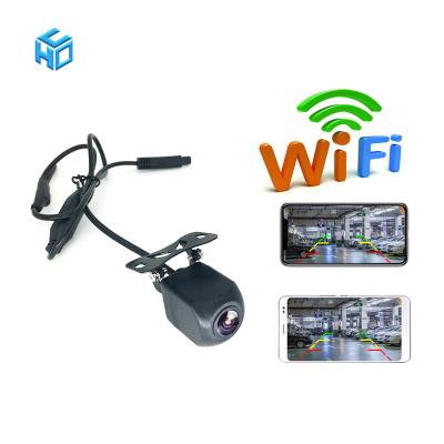 China Waterproof wireless wifi 720*480 rear view reversing car backup camera with night vision for sale