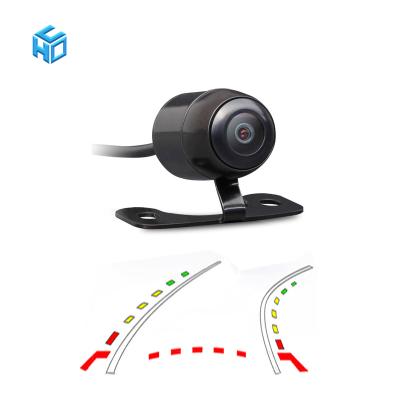 China IP68 Waterproof Car HD Range Finder Lane Guide Smart Dynamic Mobile Parking Line Trajectory Security Reversing Rear View Camera for sale