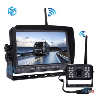 China Car Wireless Reverse Camera Wireless Reverse Camera Monitor 2.4ghz 7inch Digital Signal 2.4ghz 7inch Truck System Video Rearview System For Truck for sale