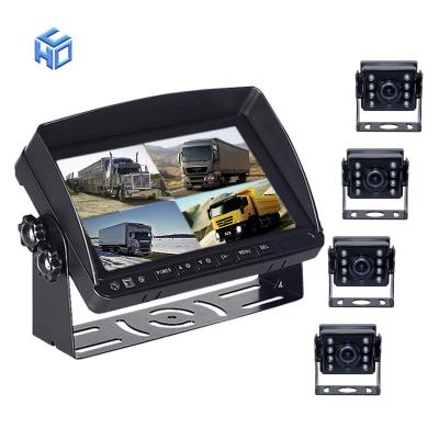 China Quad Slot DVR for Heavy Duty Truck Vehicles Bus AHD 1080P Rear View Camera 4 Channel CCTV Recording Security System for Car DVR Camera for sale