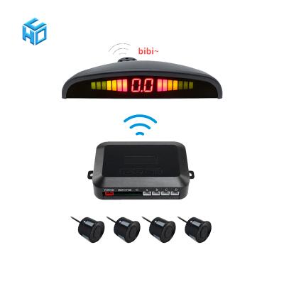 China Sensors Parking 12v Car Wireless Parking Sensor LED Display Buzzer Ultrasonic Reverse Sensors Parking System for sale