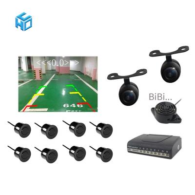 China Reverse Front Rear Rear Video Cameras Reverse 8 Sensor 8 Car Sensor Kit Camera Parking System for sale