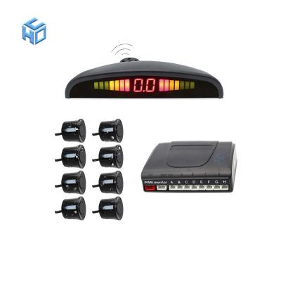 China 4/8pcs Car Reverse Parking Distance Safe Alarm Radar Front Rear Range Warning Detector Ultrasonic Parking Sensor for sale