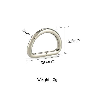 China High Quality Eco-friendly Ribbon Matched Metal Rectangle Ring Webbing Belts Buckle For Belt Bags DIY Accessories for sale