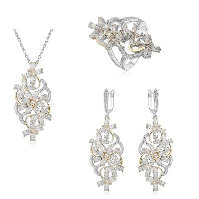 China New Arrival Manufacturer FASHIONABLE Color Stone 925 Silver Jewelry , Silver Jewelry Sets For Women for sale