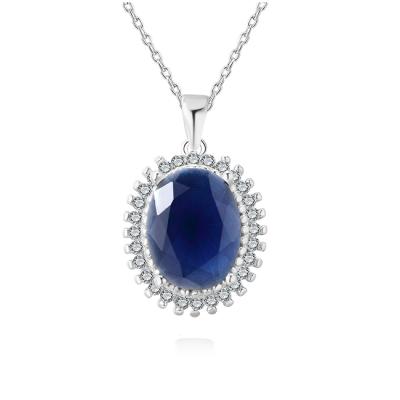 China Wholesale FASHIONABLE 925 Sterling Silver Gemstone Pendant for sale