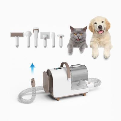 China OEM&ODM Pet Hair Remover Vacuum Stocked 5 In 1 Pet Groomer Vacuum For Pet Family for sale