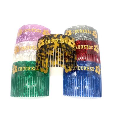 China New island fashion hair combs colorful hair accessories holiday party lady headwear hair combs for CHUUKESE for sale