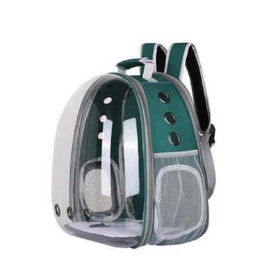 China Transparent Folding Cat Breathable Cat Carrier Pet Breathable Outdoor Portable Bag Travel Capsule Extended Pet Bag Package for sale