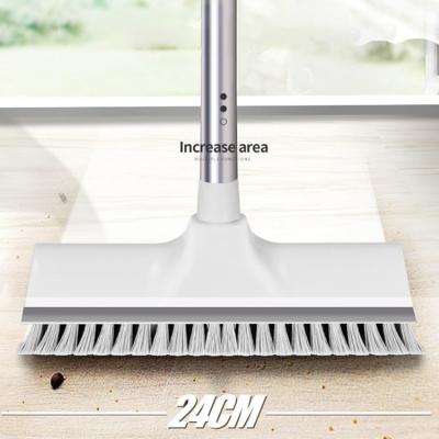 China P1296 Stainless Steel Floor Cleaning Brush Household Bathroom Kitchen Tile Sanitary Stocked Toilet Brushes for sale