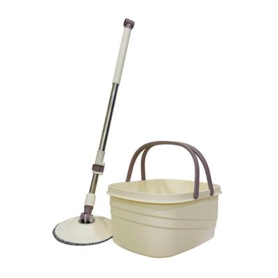 China Best Selling Stocked Cleaning Mop And Squeeze Bucket Set 360 Rotation Hand Free Easy Use Self Washed LJJZH369 for sale