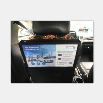 China ABS taxi seatback ads board for sale