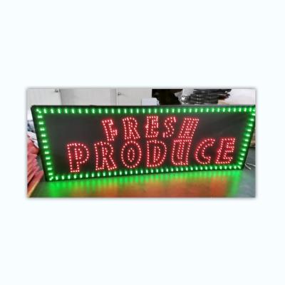 China China Factory Price Indoor Wholesale Custom Animation Glow Chasing Cool Product Led Sign for sale