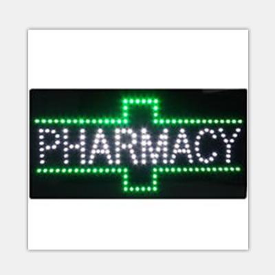 China wholesale china factory price pharmacy custom open animated led sign light custom for sale