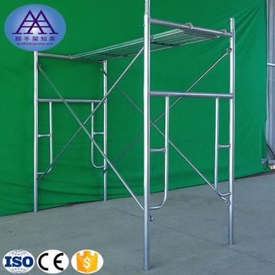 China Hotel Security And Galvanized Steel Mini Movable Step Through Royal Door Frame Scaffolding For Construction for sale