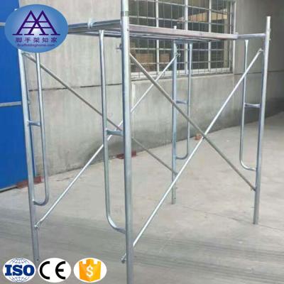 China Hotel Scaffoldinghome Construction Q235 Galvanized Painted Walk-thru Ladder Frame Scaffolding for sale