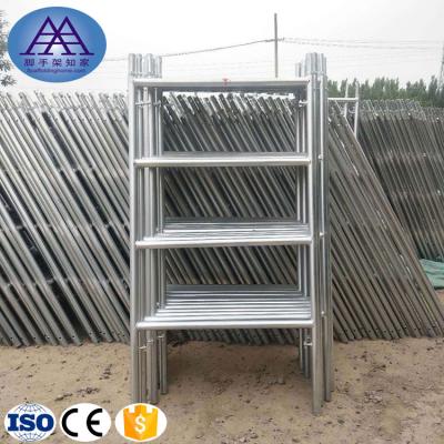 China Traditional H Frame Steel Jack H Frame Others Step Ladders Scaffolding / Scaffolding for sale