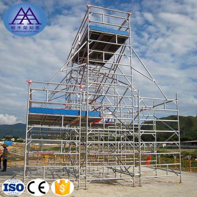 China For interior and exterior construction building high precision high quality construction aluminum scaffolding made in Guangdong for sale