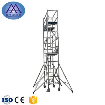 China For construction interior and exterior building easy install mobile aluminum scaffolding tower made in china with cheap price for sale