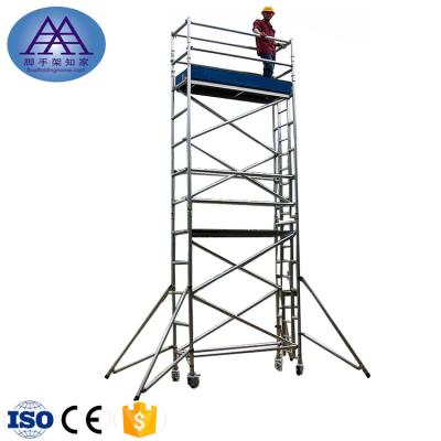 China Aluminum alloy factory direct sale scaffolding ladder construction aluminum telescopic tripod for sale