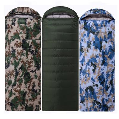 China Bag + Sleeping Quilt + Cushion Waterproof Bivy Emergency Ultralight Portable Camouflage Single Sleeping Bag for Camping for sale