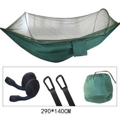 China Durable Camping Automatic Outdoor Quick Opening Double Person Hammock With Mosquito Net for sale