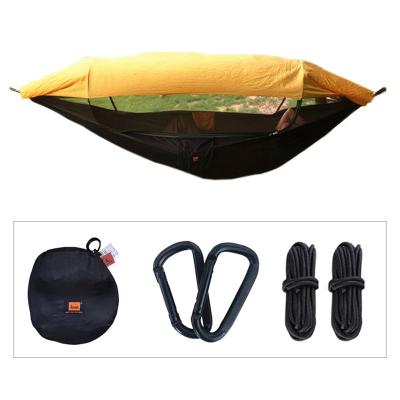 China Durable Lightweight Nylon Parachute Portable Outdoor Camping Rain Shade Sun Sleeping Hammock With Mosquito Net for sale