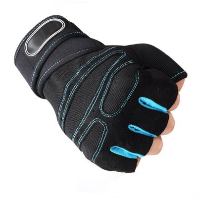 China Breathable Dumbbell Weightlifting Men And Women Finger Fitness Gloves Wholesale Comfortable Impact Outdoor Training Half Gloves for sale