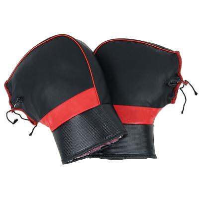 China Winter Handlebar Motorcycle Heat Cover Thickened Cold Proof Gloves Waterproof Windproof Leather Cover Wholesale Raincoat for sale