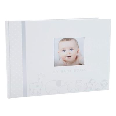 China Line/Dot/Custom Pages Personalized Memory Book for Animals Baby Family with with Clean-touch baby ink pad available for sale