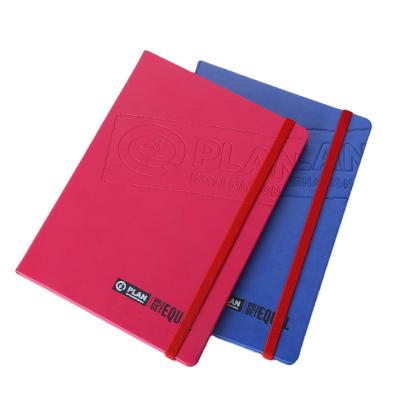 China Amazon Top of the Limit Notebook Selling 2021 2022 Year Planner Custom PU B5 Size Notebook with Elastic Band and Ribbon Marker Notebook 300 Pieces for sale